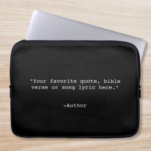 独自の引用文 ラップトップスリーブ