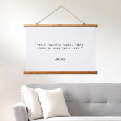 独自の引用文 吊り下げ型タペストリー