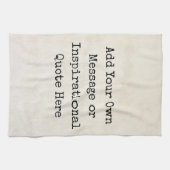 独自の引用文、名前、歌詞を作成 キッチンタオル (横)