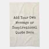 独自の引用文、名前、歌詞を作成 キッチンタオル (縦)