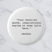 独自の引用文 缶バッジ