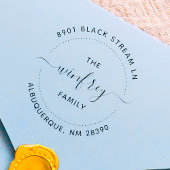 独自の循環カスタム差出人住所の作成 ラバースタンプ