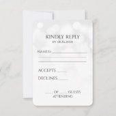 独自の微妙な《写真》ぼけ味背景の作成 出欠カード (正面)