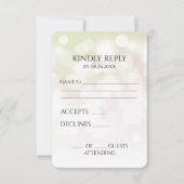 独自の微妙な《写真》ぼけ味背景の作成 出欠カード (正面)