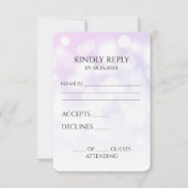 独自の微妙な《写真》ぼけ味背景の作成 出欠カード (正面)