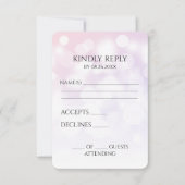 独自の微妙な《写真》ぼけ味背景の作成 出欠カード (正面)