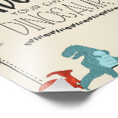 独自の恐竜の誕生日標識を採用 フォトプリント            (角)