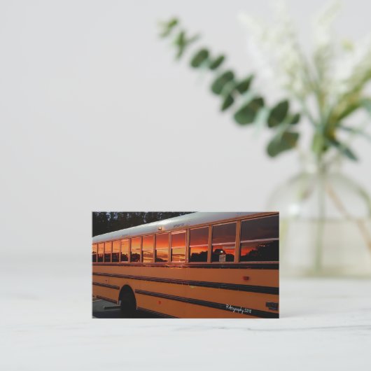 独自の情報バス名刺を追加する 名刺 (スタンド正面)