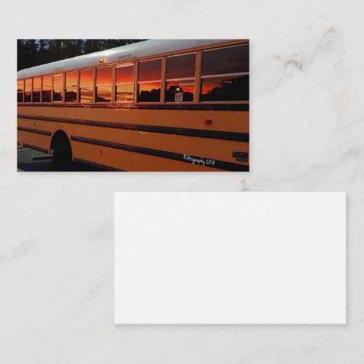 独自の情報バス名刺を追加する 名刺 (正面/裏面)