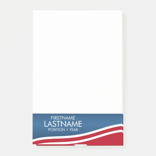 独自の愛国的キャンペーンギアの作成 ポストイット (正面)