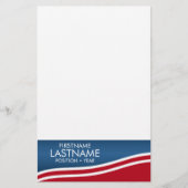 独自の愛国的キャンペーンギアの作成 便箋 (正面)