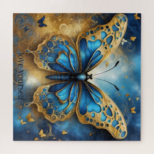 独自の感動的引用文を作成する ジグソーパズル (横)