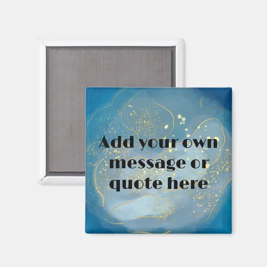 独自の感動的引用文マグネットの作成 マグネット (正面/裏面)