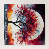 独自の感動的引用文、さくらんぼツリーの作成 ジグソーパズル (横)