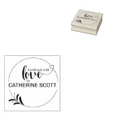 独自の手作りの名前を作成ミニラバースタンプ ラバースタンプ (押印)