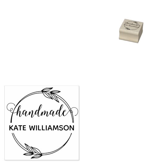 独自の手作りの名前を作成Mini ラバースタンプ (押印)