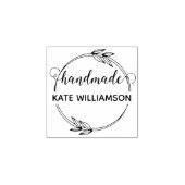 独自の手作りの名前を作成Mini ラバースタンプ (インプリント)