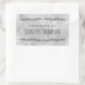 独自の手作りパーソナライズされたを作成 長方形シール (バッグ)