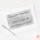 独自の手作りパーソナライズされたを作成 長方形シール (封筒)