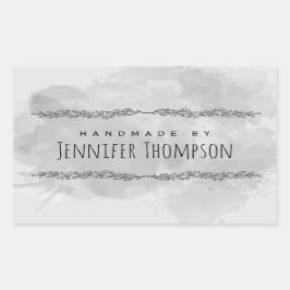 独自の手作りパーソナライズされたを作成 長方形シール