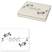 独自の手作りビジネスゴム印を作成 ラバースタンプ (押印)