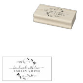 独自の手作りビジネスゴム印を作成 ラバースタンプ (押印)