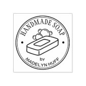 独自の手作り石鹸を作成 ラバースタンプ (インプリント)