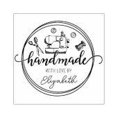 独自の手作り裁縫の作成 ラバースタンプ (インプリント)