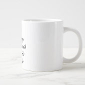 独自の手書きカスタムおもしろマグカップの作成 ジャンボコーヒーマグカップ (右)