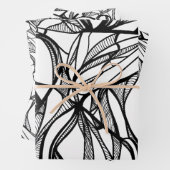 独自の折り返し紙#2フラットシートセットを色づける ラッピングペーパーシート (インサイチュ)