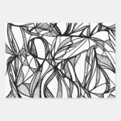 独自の折り返し紙#2フラットシートセットを色づける ラッピングペーパーシート (正面)