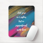 独自の抽象芸術やる気を起こさせる引用文 マウスパッド (マウス)