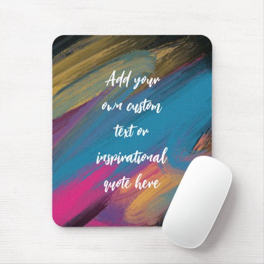 独自の抽象芸術やる気を起こさせる引用文 マウスパッド (マウス)