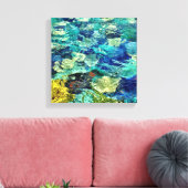 独自の抽象芸術アートの作成12 x 12 キャンバスプリント (インサイチュ (リビング))