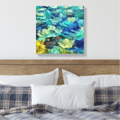 独自の抽象芸術アートの作成12 x 12 キャンバスプリント (インサイチュ (寝室))