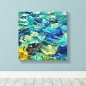 独自の抽象芸術アートの作成12 x 12 キャンバスプリント (インサイチュ (ウッドフロア))
