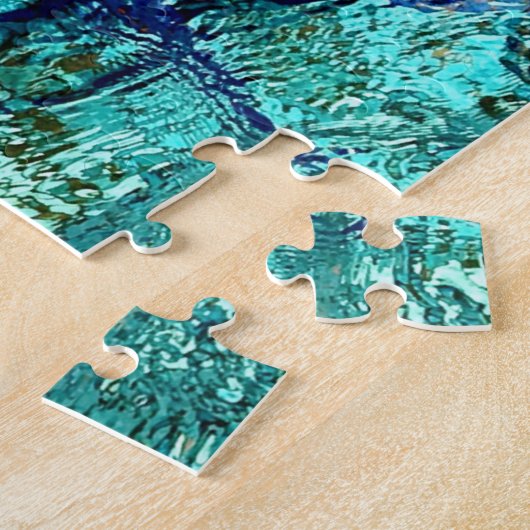 独自の抽象芸術アートの作成20 x 30 ジグソーパズル (側面)