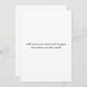 独自の招待状 招待状 (正面/裏面)