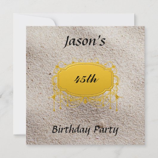 独自の招待状 招待状 (正面)