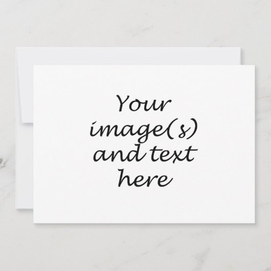 独自の招待状 招待状 (正面)