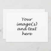 独自の招待状 招待状 (正面/裏面)