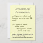 独自の招待状 招待状 (正面)