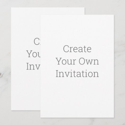 独自の招待状 招待状 (正面/裏面)