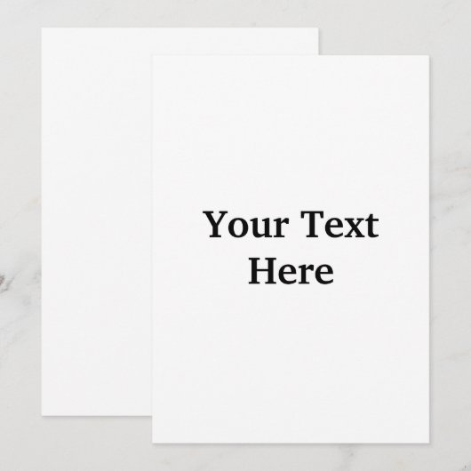 独自の招待状 招待状 (正面/裏面)