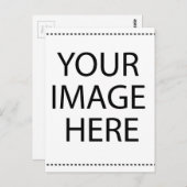 独自の文字とデザインを作成する：-) ポストカード (正面/裏面)