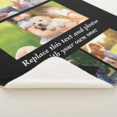 独自の文字と写真の追加 シェルパブランケット (3/4)