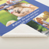 独自の文字と写真の追加 シェルパブランケット (3/4)