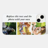 独自の文字と写真の追加 Case-Mate iPhoneケース (裏面 (横))