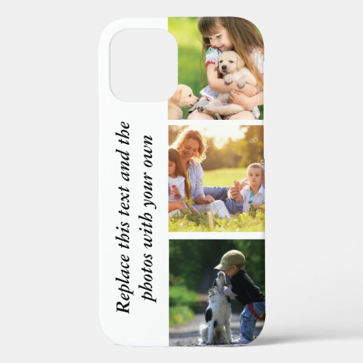 独自の文字と写真の追加 Case-Mate iPhoneケース (裏面)