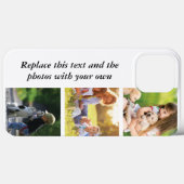 独自の文字と写真の追加 Case-Mate iPhoneケース (裏面 (横))